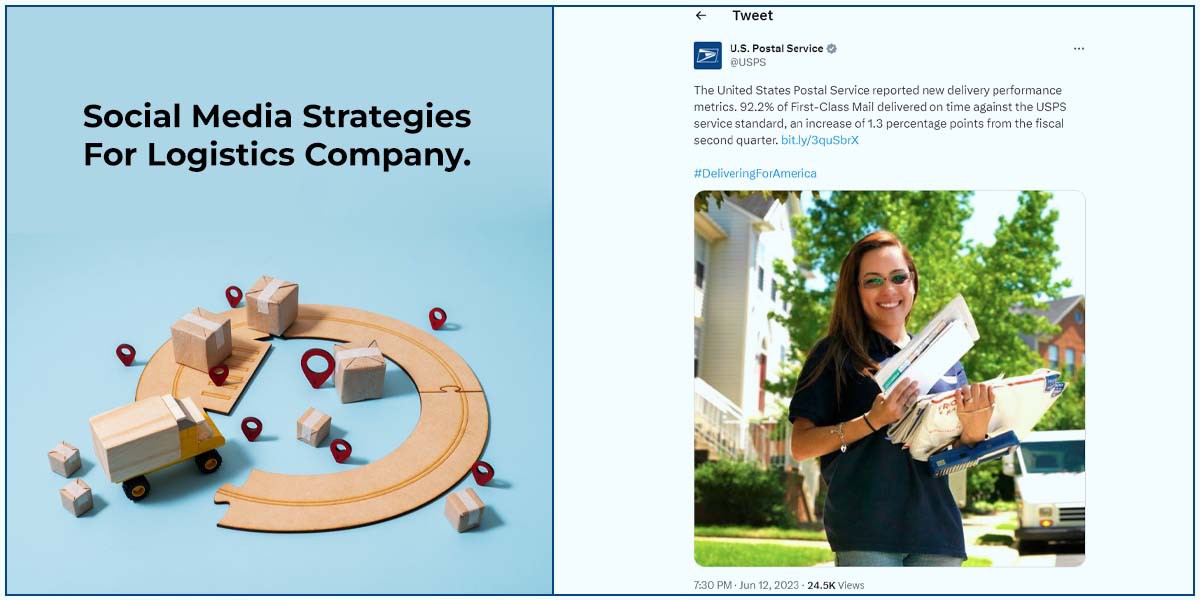 Social media strategies for logistics business Social media strategies for logistics business